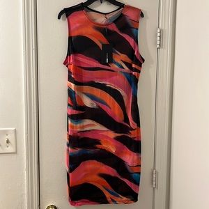 Mesh cover up dress and kimono